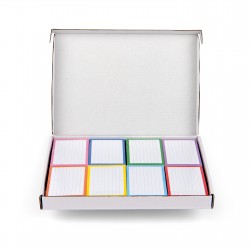 500 Flashcards A7 Combi pakket 8 kleuren
