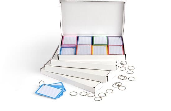Flashcards 5000 stuks A7 - 7.5x10.5cm met perforatie en 100 XL klikringen - flitskaarten - Duurzaam FSC-gecertificeerd 300 grams karton - afbeelding 1