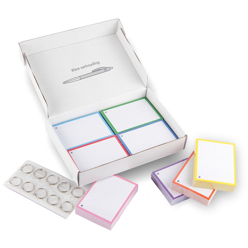 500 Flashcards A6 XL formaat